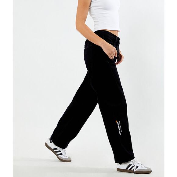 Levi's x McLaren Speed Baggy Jeans Black Formula 1 Racing Womens Sz 29